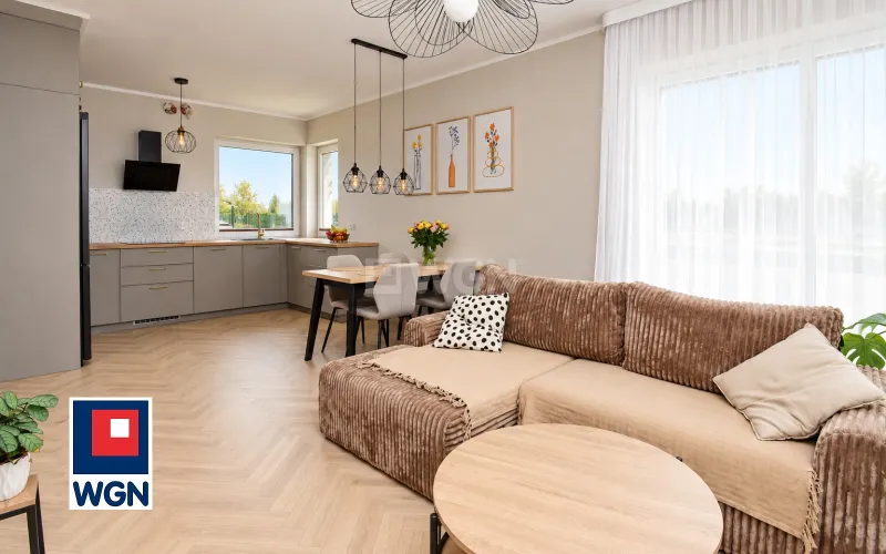 Dom na  sprzedaż Chmieleniec - Nowoczesny dom z 2023 roku/ 3 sypialnie/ Garaż/ Ponad 500 m 2 działki/ Chmieleniec